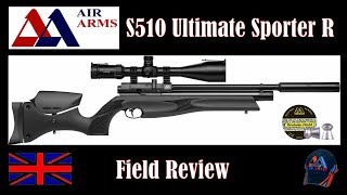 Air Arms S510 Ultimate Sporter Regulated field review in HD [upl. by Sprage]