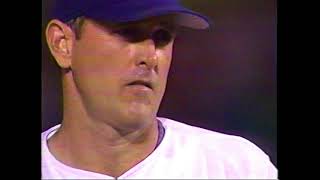 19890822 Rangers  Nolan Ryan gets Strikeout 5000 v Ricky Henderson [upl. by Lenahc]