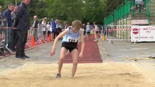 U13 Boys Long Jump  12th May 2018 [upl. by Etyam]