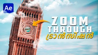 3D Tunnel Zoom Transition  Reels Edit  Aftereffects [upl. by Inar18]