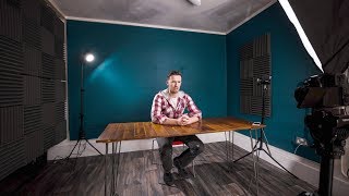 HOW TO BUILD A QUALITY DIY HOME YOUTUBE STUDIO SETUP [upl. by Perce511]