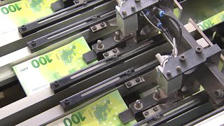 How euro banknotes are produced [upl. by Eberto682]