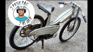 Mobylette Custom  Motobécane Prounto [upl. by Akehsyt]