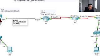 Configuring an ASA Firewall on Cisco Packet Tracer  Part One [upl. by Cronin]