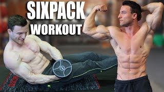 Schnellster SIXPACK Muskelaufbau  Workout im Hypertrophiebereich [upl. by Aramahs]