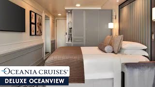 Oceania Riviera  Deluxe Oceanview  Full Walkthrough Tour amp Review  4K [upl. by Nidnal]