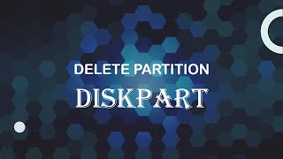 How to Delete Partition from Command Prompt [upl. by Moreen]