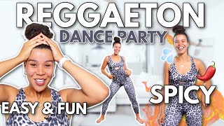 Reggaeton Dance Party Workout  Low Impact No Equipment  growwithjo [upl. by Perice]