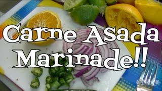 Carne Asada Marinade Recipe Noreens Kitchen [upl. by Bilak]