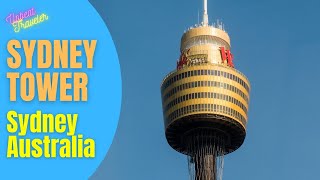 Sydney Tower Eye Observation Deck Sydney Australia 4K [upl. by Opiak]