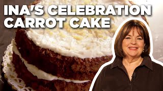 Ina Gartens Carrot Cake Recipe  Barefoot Contessa  Food Network [upl. by Ahsinauj857]