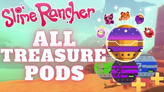 Slime Rancher  All Treasure Pods Locations 2021 [upl. by Aryek633]