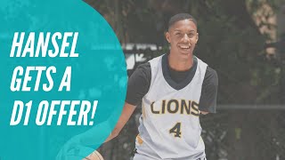 Hansel Enmanuel Gets His FIRST D1 Offer [upl. by Tterag]