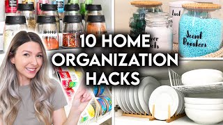 10 CLEVER HOME ORGANIZATION IDEAS  STORAGE HACKS [upl. by Lien843]