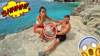 FLIPPING INJURY PRANK ON GIRLFRIEND SHE CRIED [upl. by Cassell]