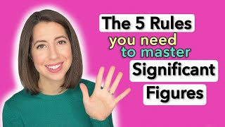 SIGNIFICANT FIGURES  5 Rules for Significant Figures  Part 1  Chemistry Tutorial [upl. by Savannah]