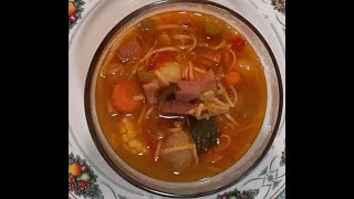 SOPA DE JAMON BORICUA 🇵🇷 [upl. by Lechner]