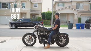 Why I Bought A Harley Davidson Motorcycle 2021 Iron 883 [upl. by Eineeuq]