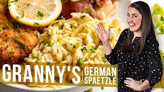 How to Make Granny’s German Spaetzle  The Stay At Home Chef [upl. by Anelegna731]