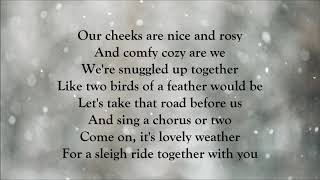 Gwen Stefani  Sleigh Ride LYRICS [upl. by Eidas]