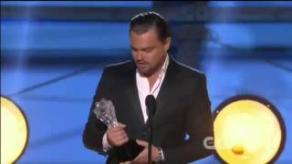 Leonardo Dicaprio WINS Critics Choice Awards 2014 Leonardo DiCaprio Acceptance Speech [upl. by Thetos310]