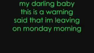 Melanie Fiona  Monday Morning lyrics HQ [upl. by Clarkson]