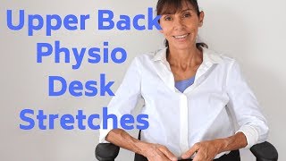 Physio Upper Back Stretch amp Relieve Desk Break Routine [upl. by Esinereb]