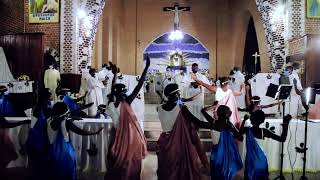 IMANA NISINGIZWE MU IJURU  performed by BUUIA at Easter night celebration mass [upl. by Itak]