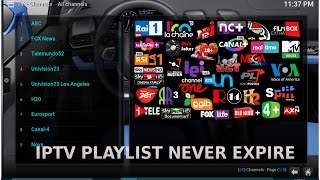 New IPTV Playlist for KodiSmartTVIPTV App and FireTVstick never expire [upl. by Mal715]