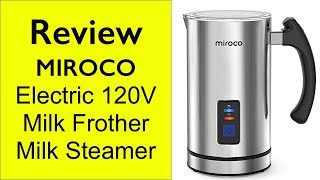 Review Miroco Milk Frother  How to make froth milk at home [upl. by Enidualc]