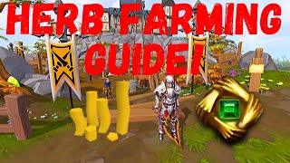 Herb Farming Guide Runescape 3 INSANE PROFIT [upl. by Che]