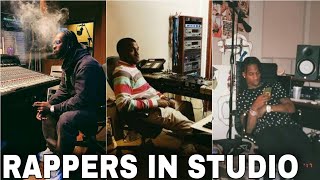 Rappers In Studio Part1 [upl. by Llenwahs]