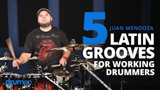 5 Latin Grooves Every Drummer Should Know Juan Carlito Mendoza [upl. by Kevin353]