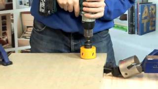 How To Operate A Hole Saw [upl. by Mikeb]