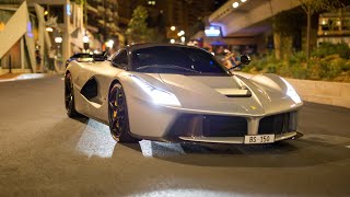 Ferrari LaFerrari  Start Up Accelerations amp Driving in Monaco [upl. by Neri]