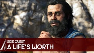 Assassins Creed Odyssey  Side Quest  A Lifes Worth [upl. by Valentine]