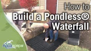 Aquascapes quotNEWquot How To Build a Pondless® Waterfall [upl. by Rochkind228]