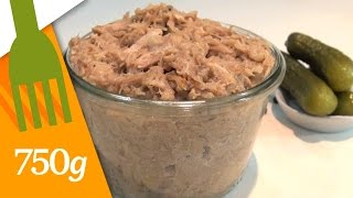 Recette des Rillettes de porc maison  750g [upl. by Mikaela568]