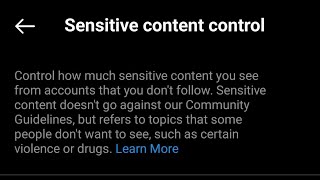 How to block adult contents on Instagram  Sensitive Content Control Instagram [upl. by Anirtac228]