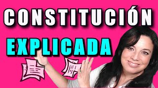 CONSTITUCION ESPAÑOLA EXPLICADA 1️⃣ [upl. by Norwood]