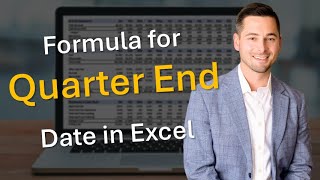 Formula for Quarter end date in Excel [upl. by Eniowtna238]