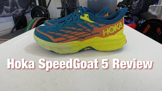 Hoka SpeedGoat 5 Trail Runners Honest Review [upl. by Jammie]