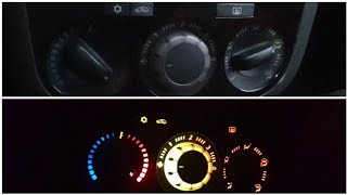 How to replace HVAC dashboard bulbs on Opel Vauxhall Corsa D [upl. by Tullius]