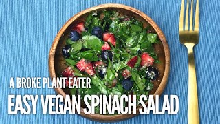 Easy Spinach Salad [upl. by Rairb]