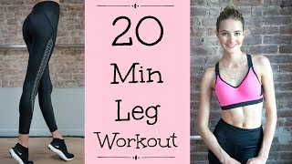 20 Minute Lower Body Model Workout  Butt Thighs amp Legs  Sanne Vloet [upl. by Higinbotham]