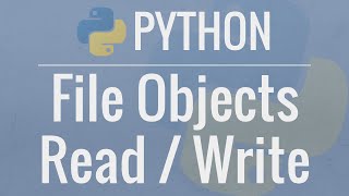 Python Tutorial File Objects  Reading and Writing to Files [upl. by Bethesda295]