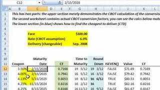 FRM Treasury bond futures conversion factor [upl. by Birk160]