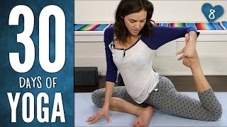 Day 8  Yoga For Healing amp Meditation  30 Days of Yoga [upl. by Eirelam]