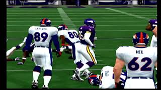 NFL 2K3 Vikings vs Broncos [upl. by Muriah]