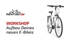 Aufbauvideo EBikePedelec fahrradde [upl. by Atikim]